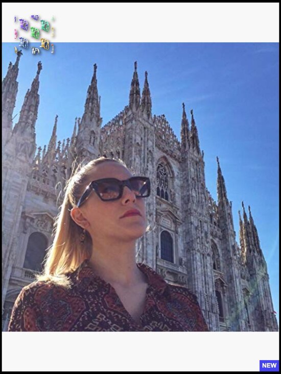 Chunky Square Sunglasses UV400 Retro Vintage Thick Frame Trendy Sun Glasses